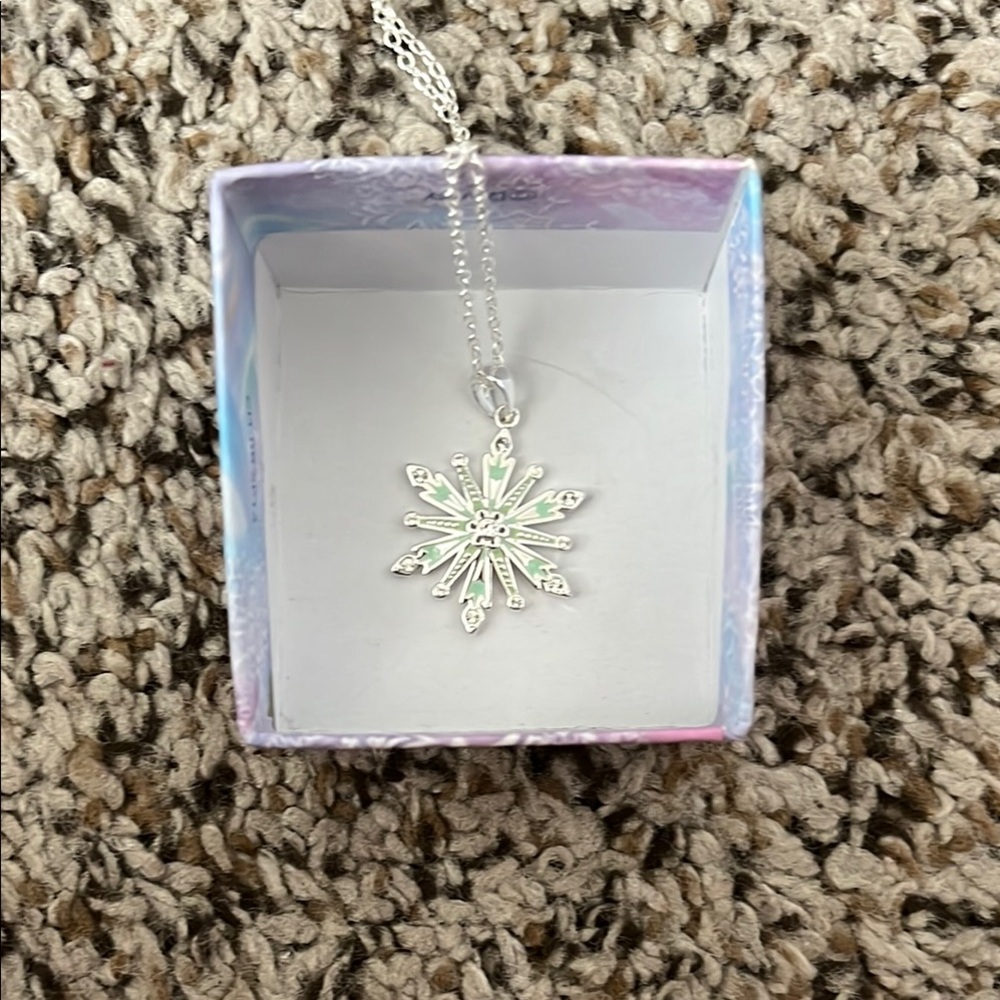 Disney Frozen fine jewelry snowflake necklace